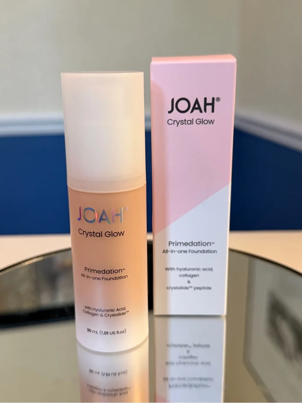 JOAH Crystal Glow Peptide-Infused Foundation Fair Light Cool Undertones FC050